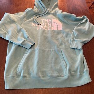 The North Face Light Mint Green Womens XL Hoodie Hooded Sweatshirt